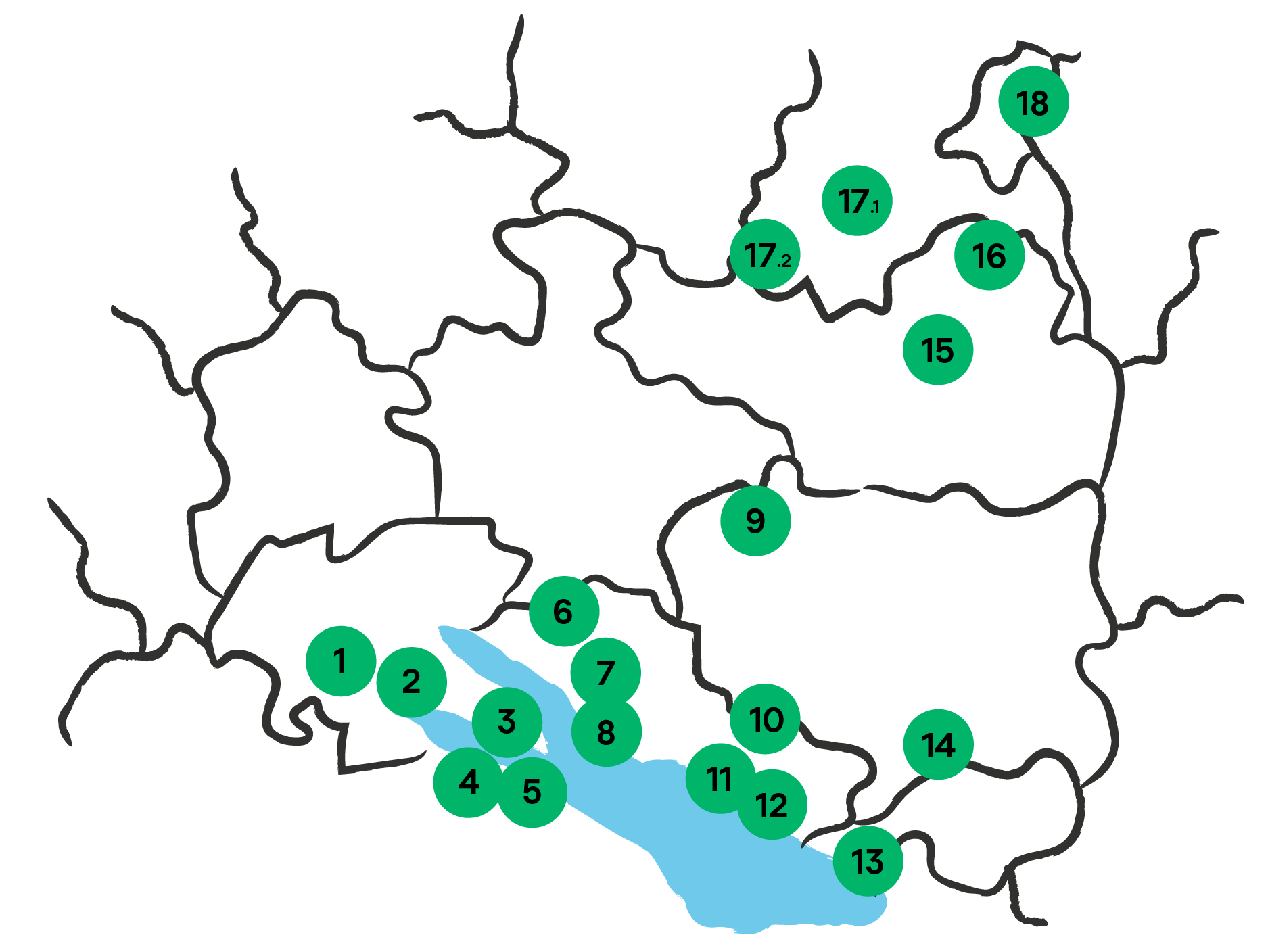 Mentor Stiftung Deutschland Kooperationsschulen Karte